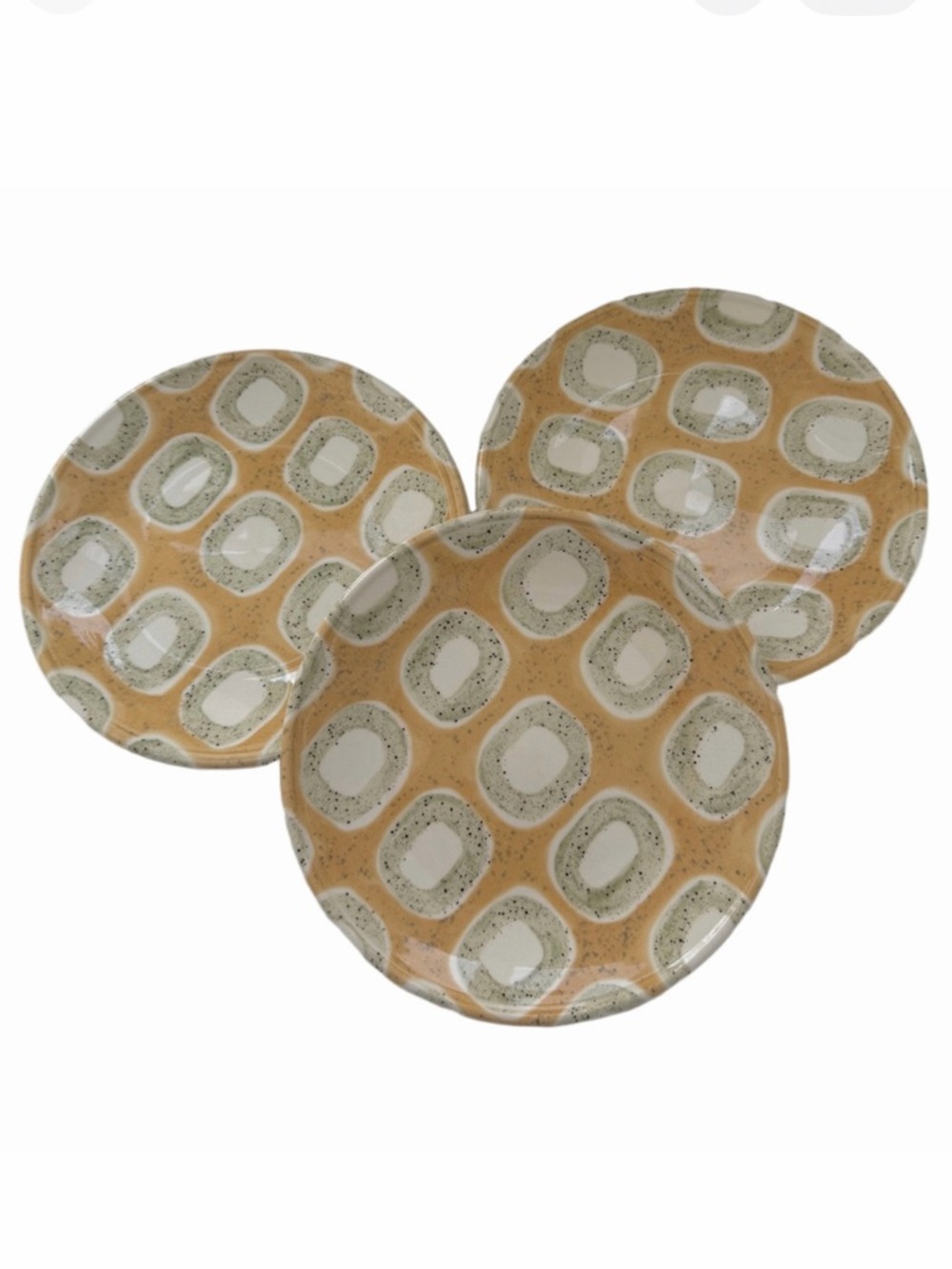 3 Royal Stafford Radio Cheerios Retro Ceramic Salad Plates Earthenware EUC